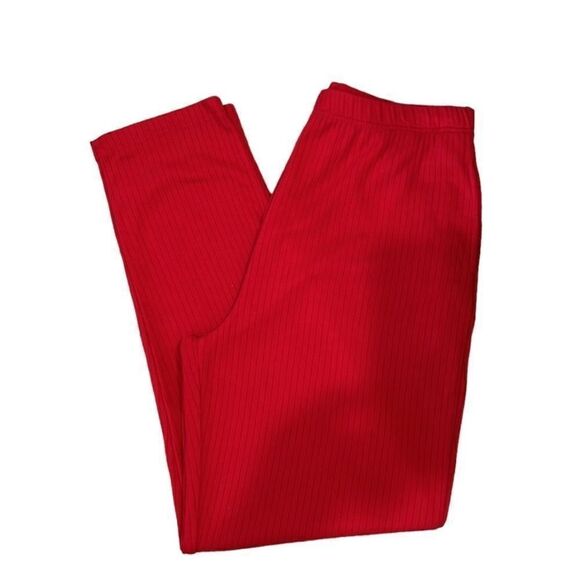 Chaus Pants - Chaus Sport Ribbed Red Pants(Size Medium)